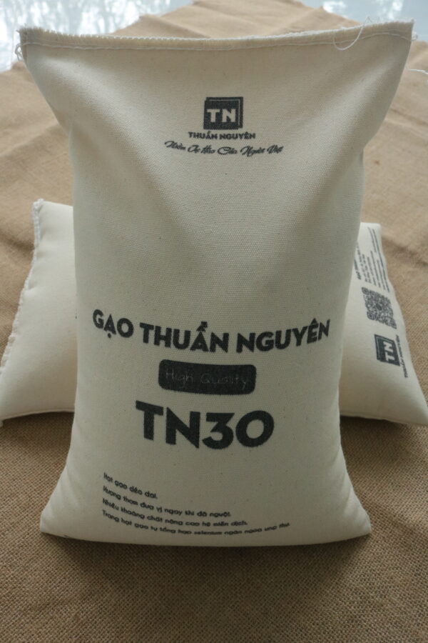 Gạo Thuần Nguyên - TN30 - Hotline 0934930956 - gothuannguyen.com