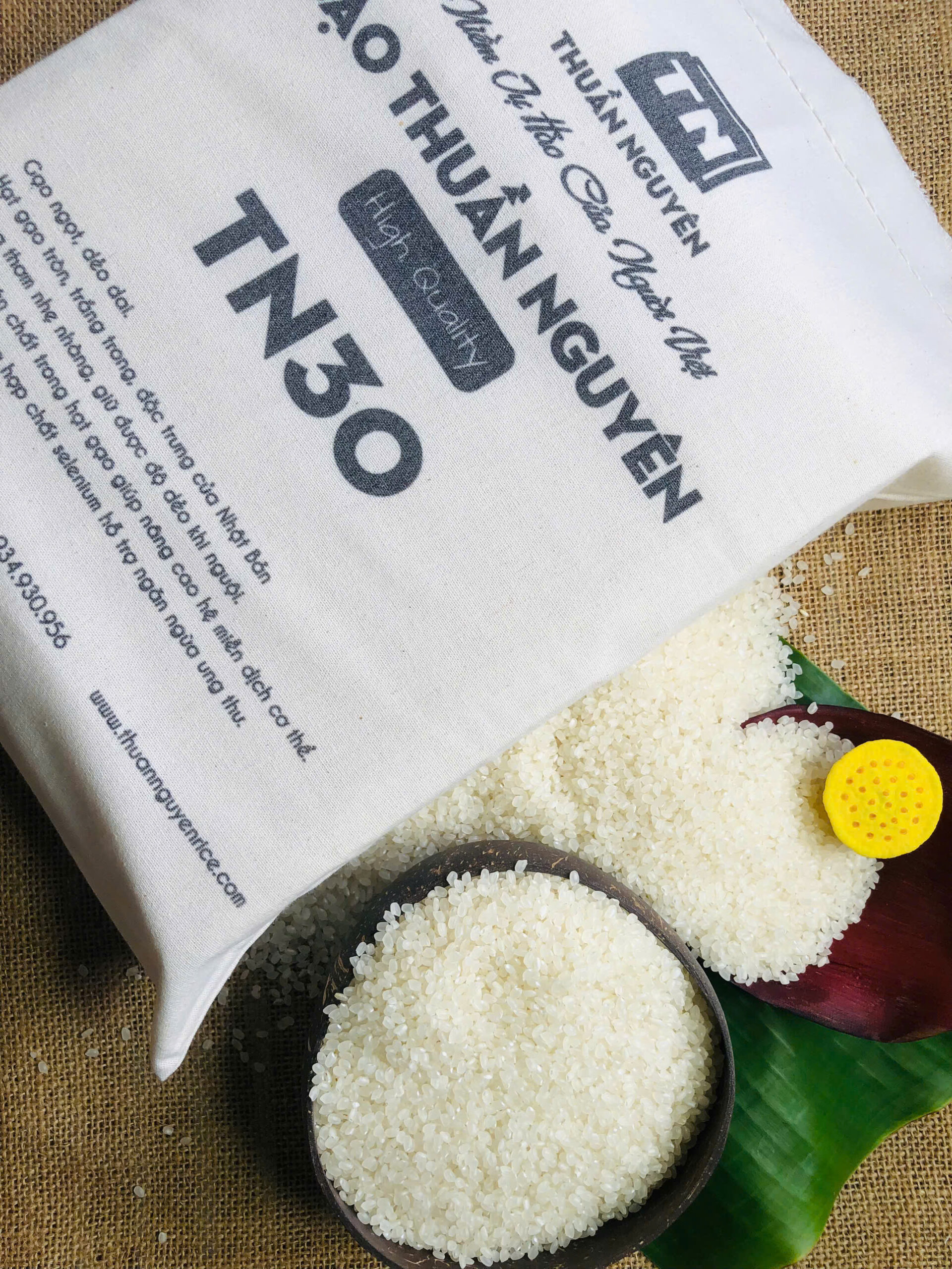 gạo TN30 là gì - túi 5kg