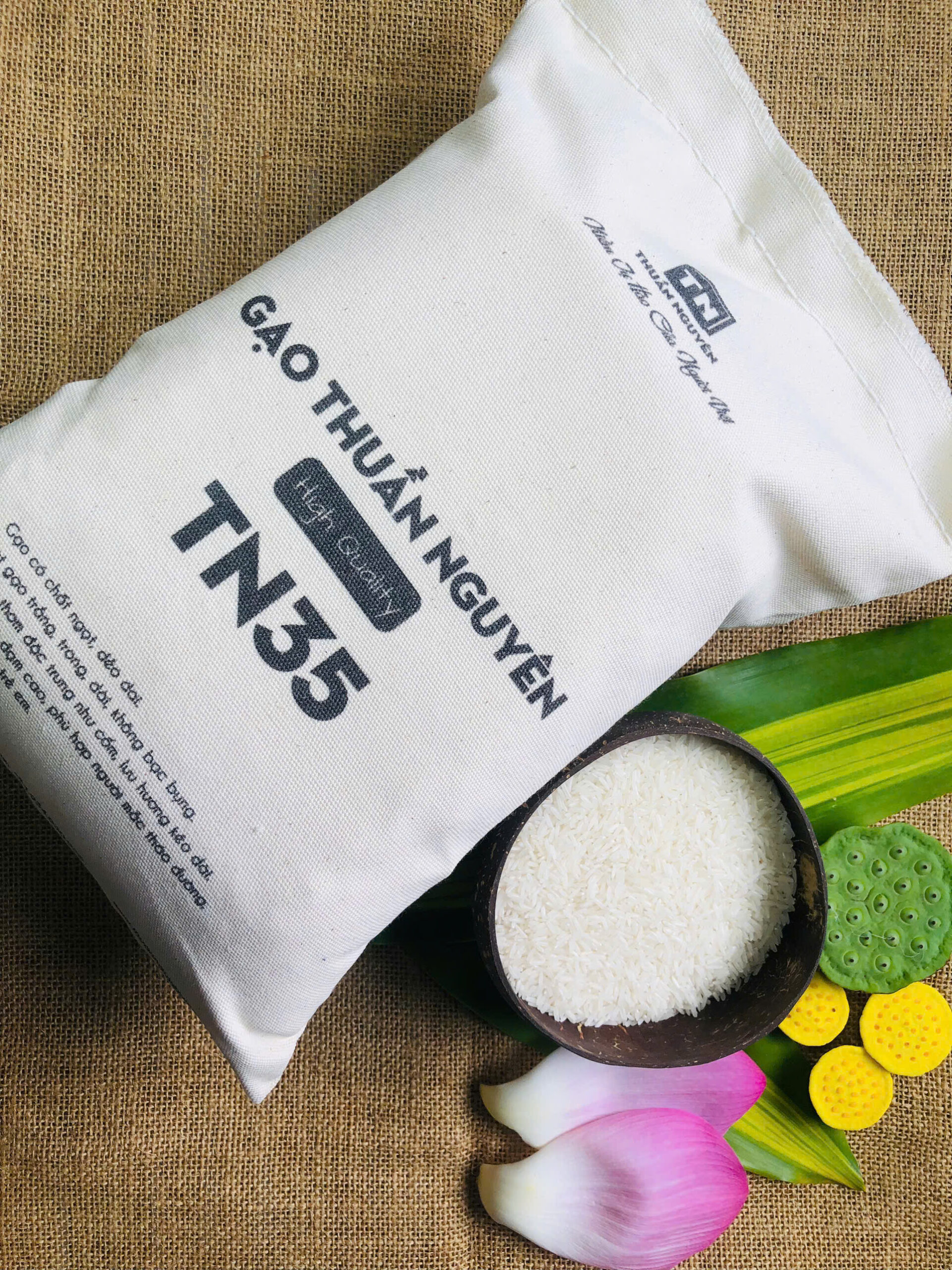 Gạo Thuần Nguyên TN35 – gạo sạch cho bữa cơm Việt thơm ngon, bổ dưỡng